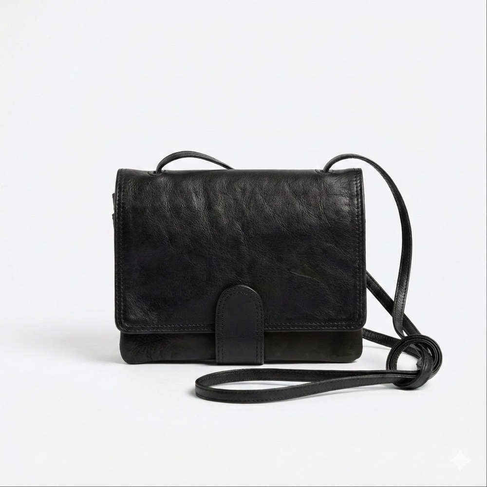 Anthropologie RPS Leather Crossbody Bag Wallet